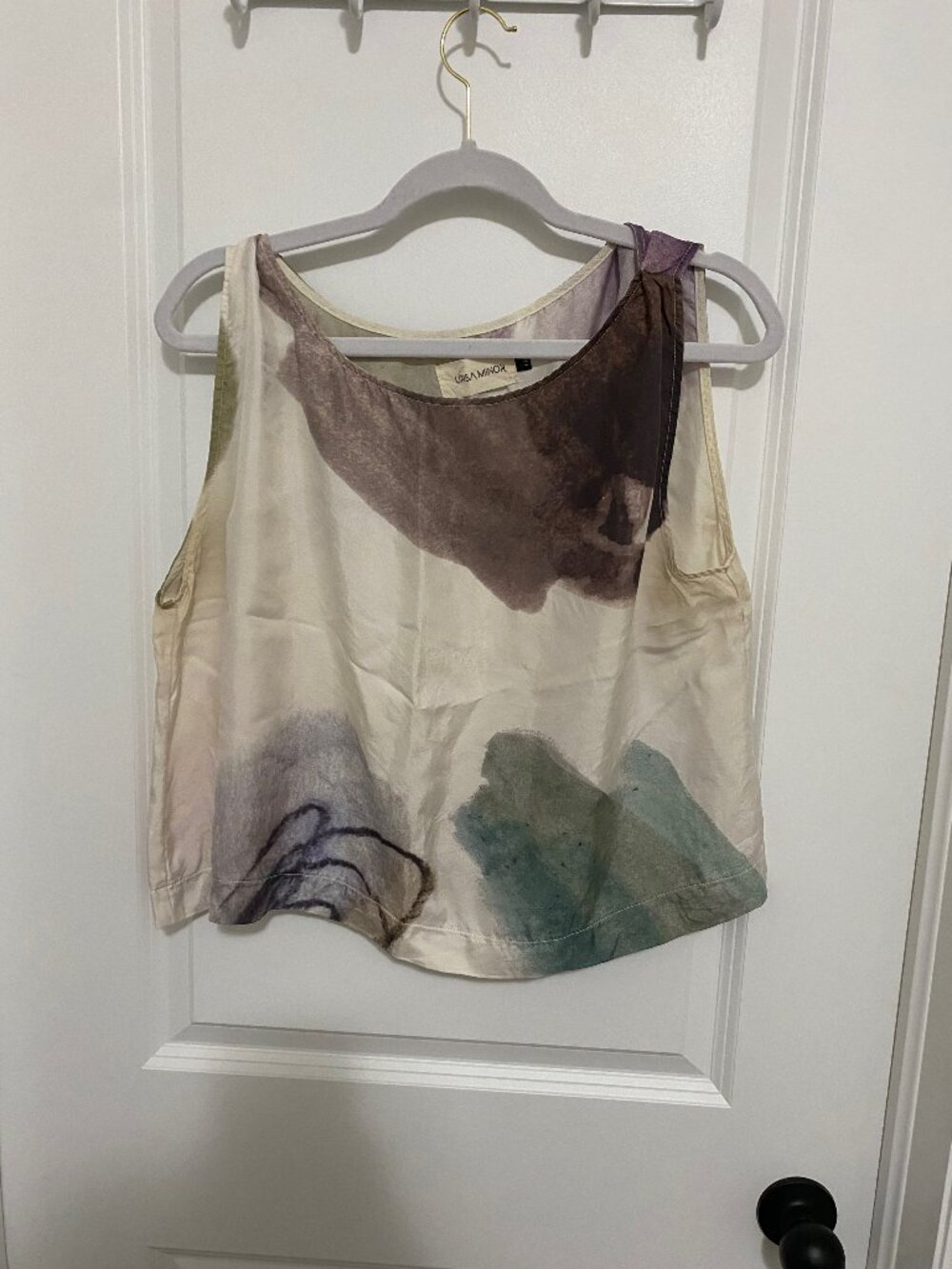 Gorgeous 100% Silk Crop Top